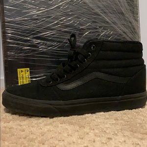 Black high top vans